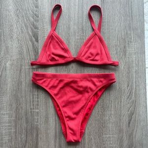 LA Hearts Red Bikini
